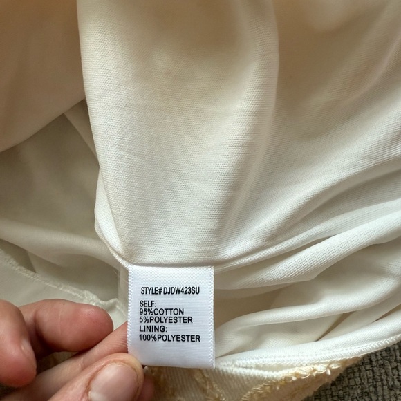 Dee Elly Elegant Pale Yellow Dress - Picture 6 of 10